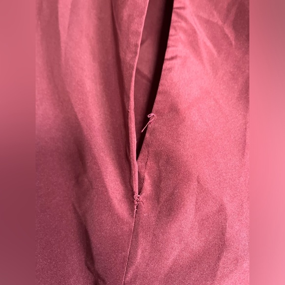 Cinq à Sept Burgundy Peplum Blouse - Picture 10 of 16